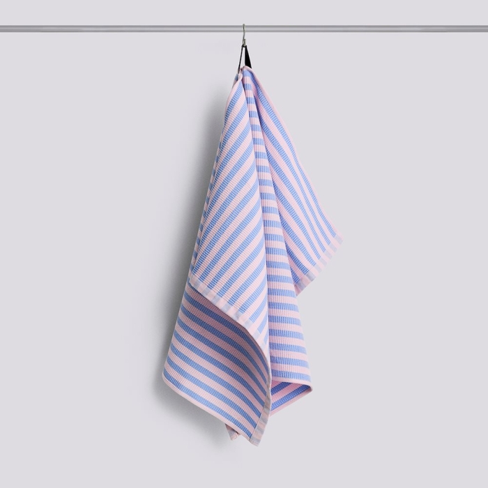HAY ściereczka kuchenna CANTEEN – 52 × 80 cm – w błękitno-jasnoróżowe paski.jpg