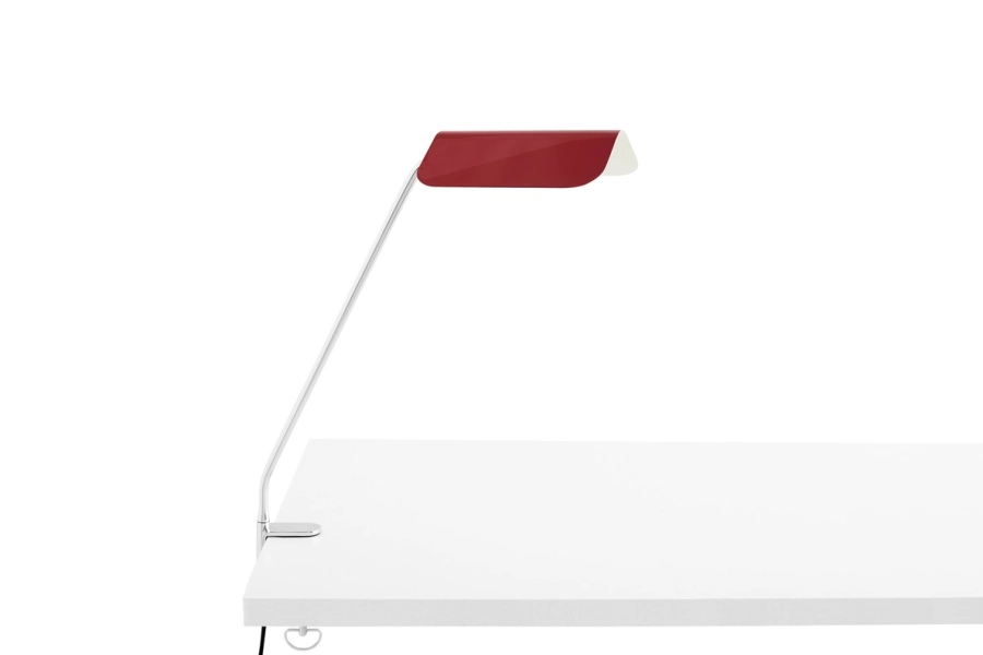 HAY lampa biurkowa APEX CLIP bordowa.jpg