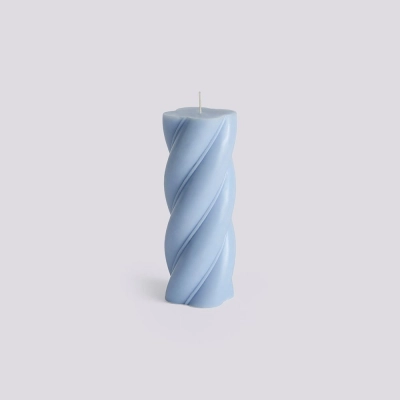 HAY świeca SOFT SERVE M jasnoniebieska