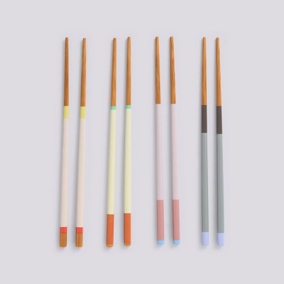 HAY komplet pałeczek do sushi COLOUR STICKS (zestaw 4 szt) pastelowe