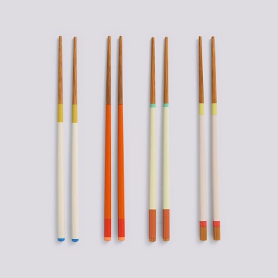 HAY komplet pałeczek do sushi COLOUR STICKS (zestaw 4 szt) bright