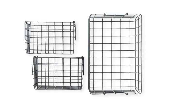 MUSTARD zestaw 3 koszyków THE BASKETS slate.webp