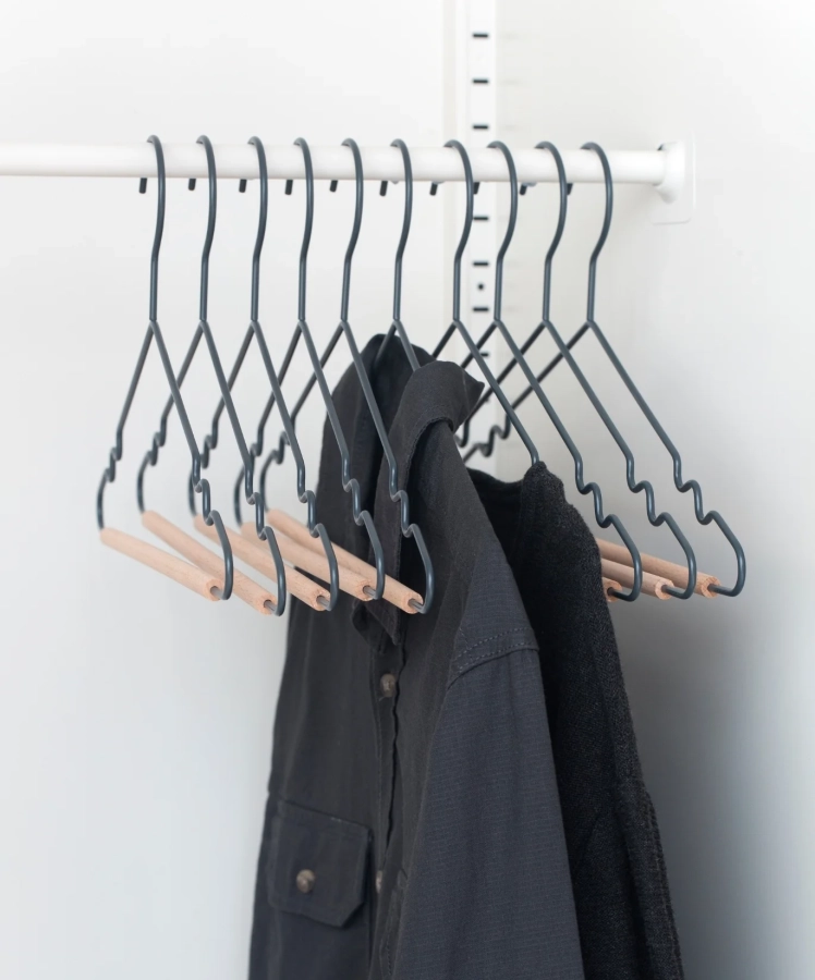 MUSTARD zestaw 10 wieszaków THE HANGERS slate.webp