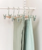 MUSTARD zestaw 5 wieszaków z klipsami THE HANGERS CLIP sage.webp