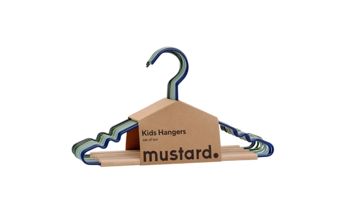 MUSTARD zestaw 10 wieszaków dziecięcych THE HANGERS winter.webp