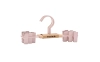 MUSTARD zestaw 5 wieszaków dziecięcych z klipsami THE HANGERS CLIP blush.webp