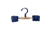 MUSTARD zestaw 5 wieszaków dziecięcych z klipsami THE HANGERS CLIP navy.webp