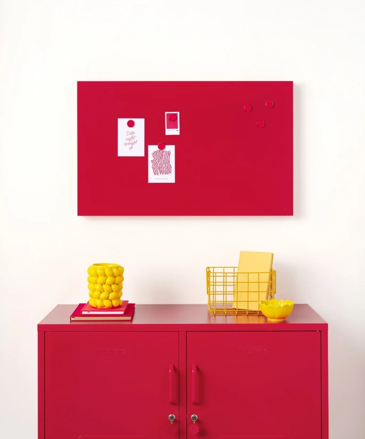 MUSTARD tablica magnetyczna THE STORYBOARD poppy.webp
