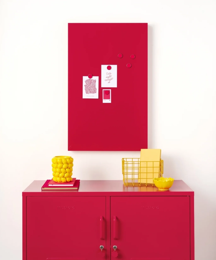 MUSTARD tablica magnetyczna THE STORYBOARD poppy.webp