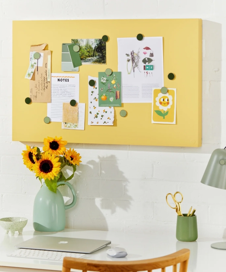 MUSTARD tablica magnetyczna THE STORYBOARD butter.webp