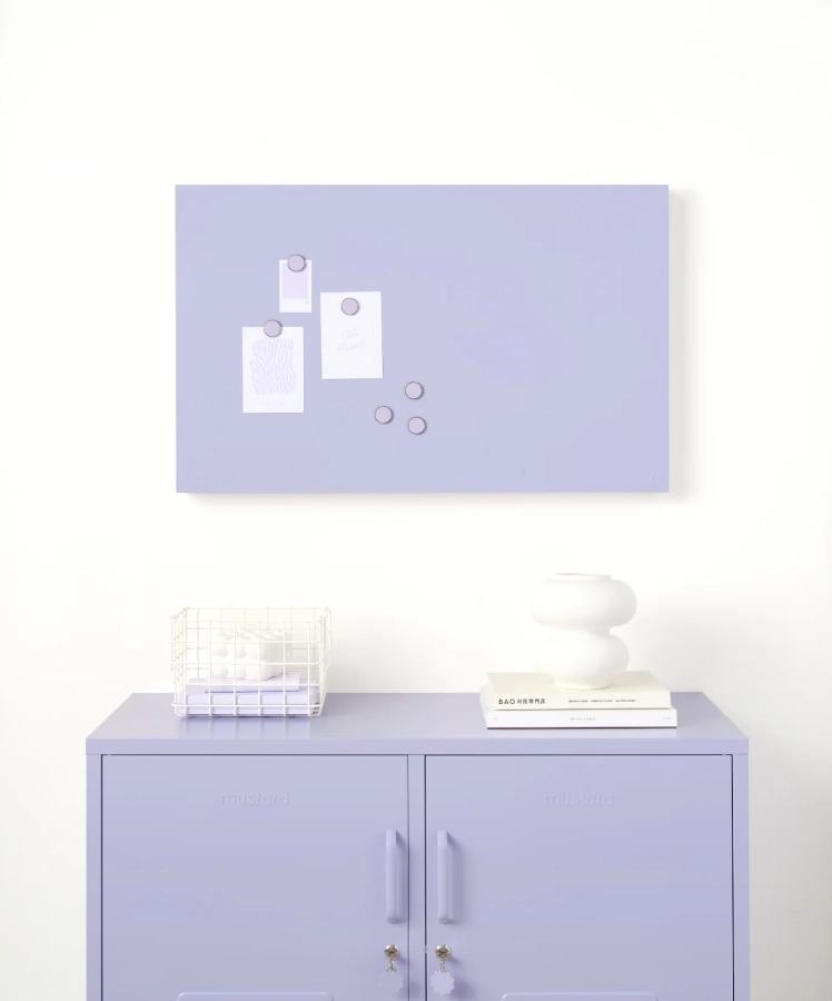 MUSTARD tablica magnetyczna THE STORYBOARD lilac.webp
