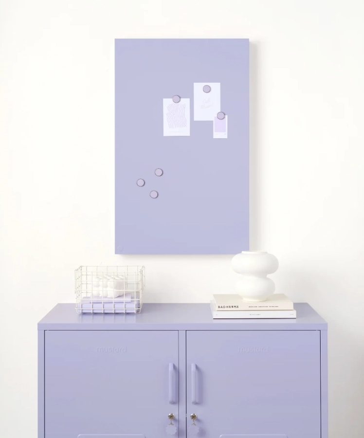 MUSTARD tablica magnetyczna THE STORYBOARD lilac.webp