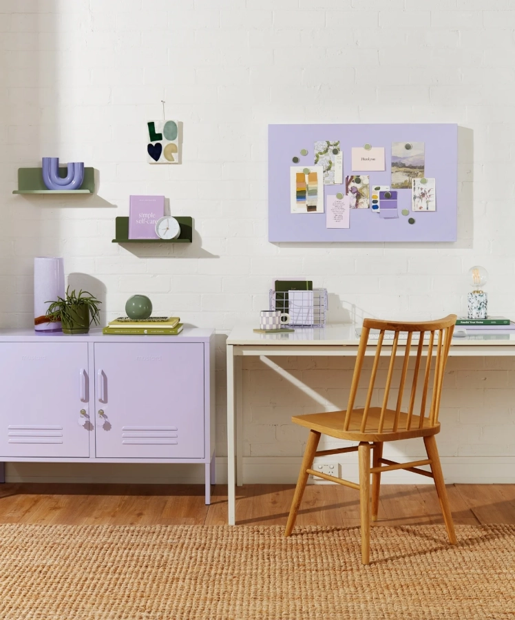 MUSTARD tablica magnetyczna THE STORYBOARD lilac.webp