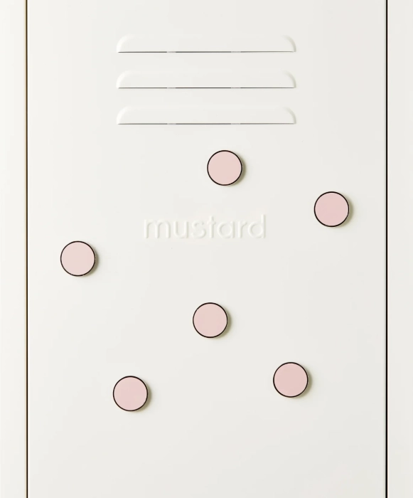 MUSTARD zestaw 6 magnesów THE BUTTONS blush.webp