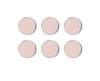 MUSTARD zestaw 6 magnesów THE BUTTONS blush.webp