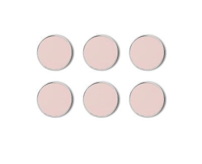 MUSTARD zestaw 6 magnesów THE BUTTONS blush