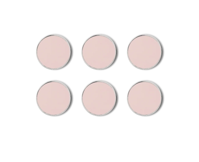 MUSTARD zestaw 6 magnesów THE BUTTONS blush.webp