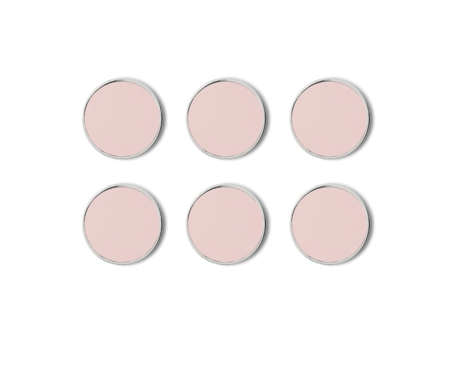 MUSTARD zestaw 6 magnesów THE BUTTONS blush.webp