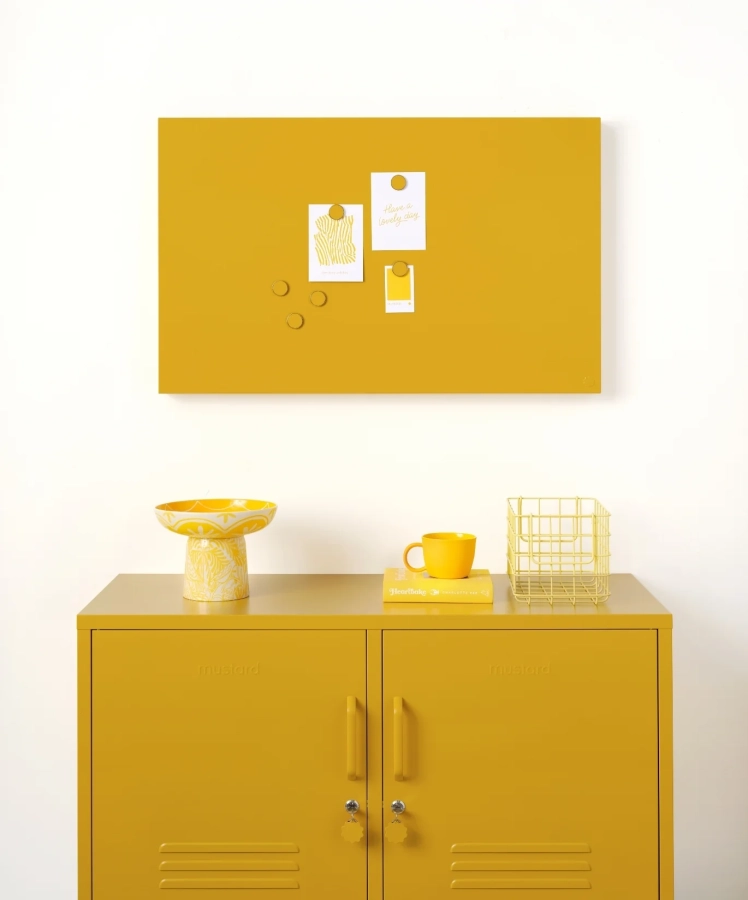 MUSTARD zestaw 6 magnesów THE BUTTONS mustard.webp