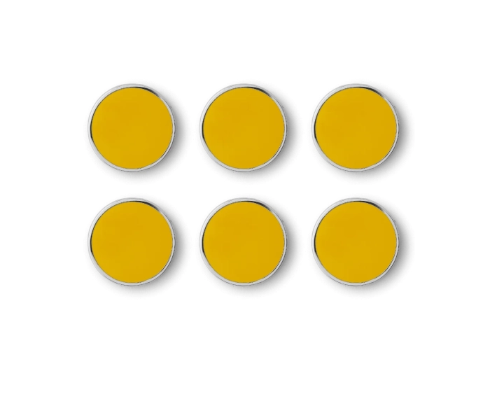 MUSTARD zestaw 6 magnesów THE BUTTONS mustard.webp