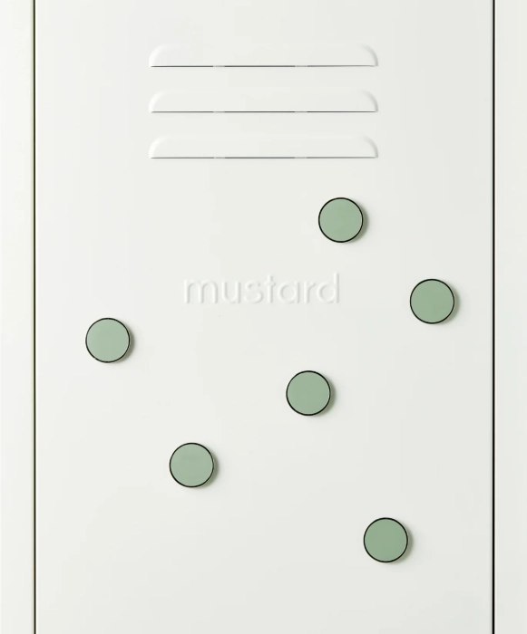 MUSTARD zestaw 6 magnesów THE BUTTONS sage.webp