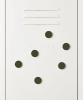 MUSTARD zestaw 6 magnesów THE BUTTONS olive.webp