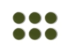 MUSTARD zestaw 6 magnesów THE BUTTONS olive.webp