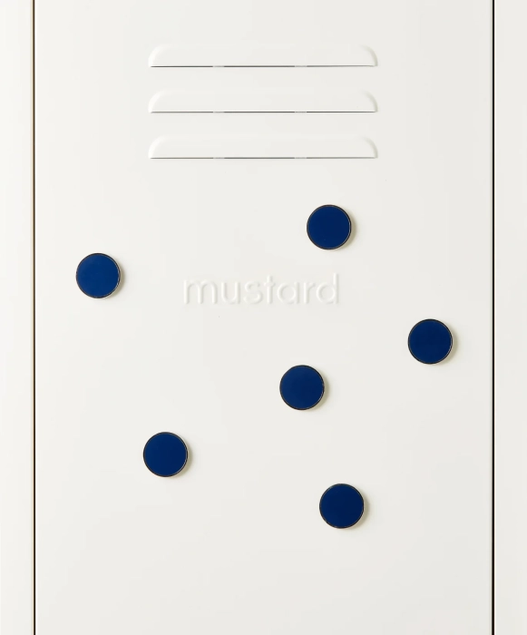 MUSTARD zestaw 6 magnesów THE BUTTONS navy.webp