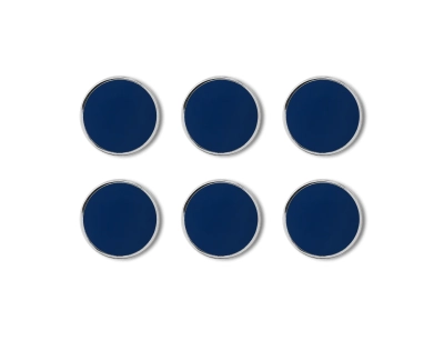 MUSTARD zestaw 6 magnesów THE BUTTONS navy
