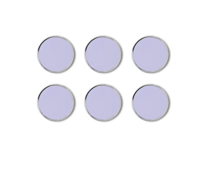 MUSTARD zestaw 6 magnesów THE BUTTONS lilac.webp