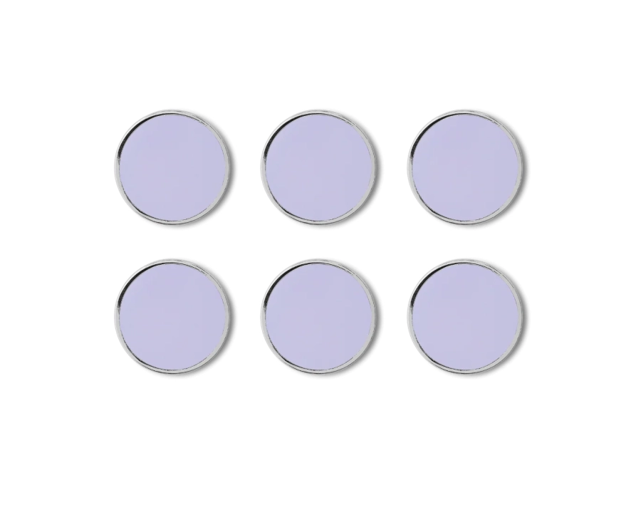 MUSTARD zestaw 6 magnesów THE BUTTONS lilac.webp