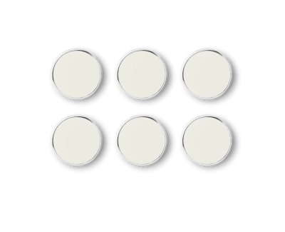 MUSTARD zestaw 6 magnesów THE BUTTONS chalk