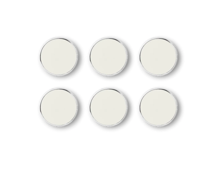 MUSTARD zestaw 6 magnesów THE BUTTONS chalk.webp