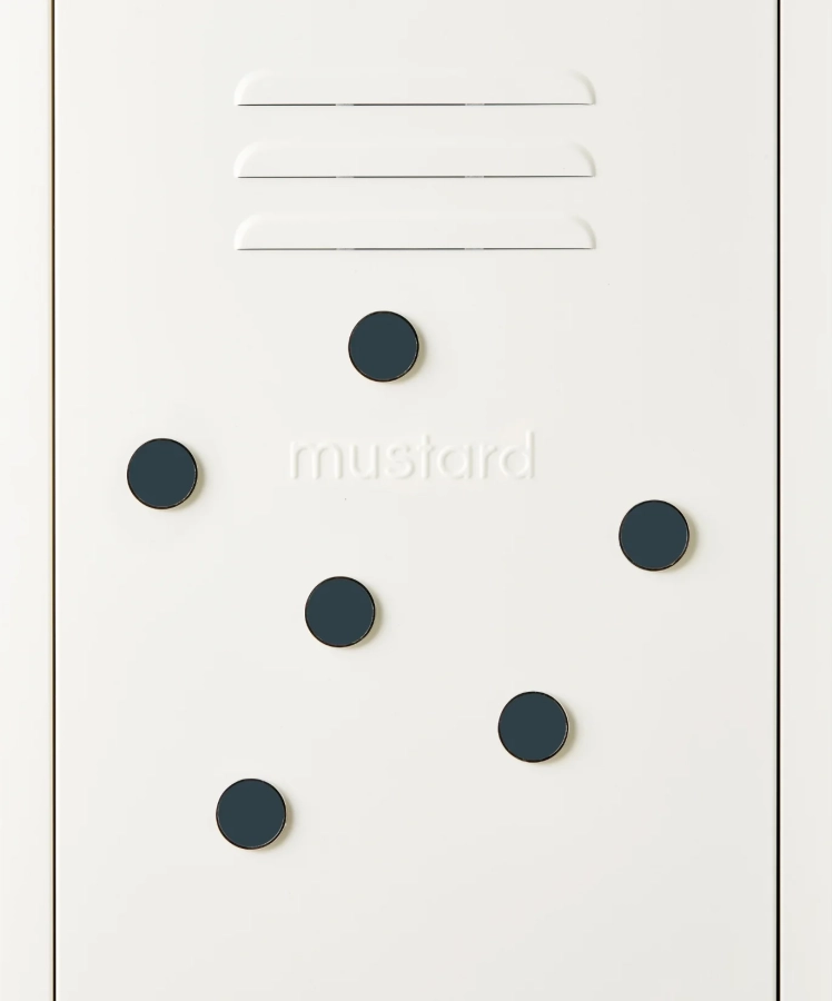 MUSTARD zestaw 6 magnesów THE BUTTONS slate.webp