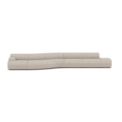 MUUTO sofa modowa COLTRE 6-Seater | Turf sand