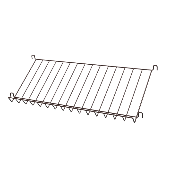 STRING półka metalowa ukośna ciemny brąz.webp