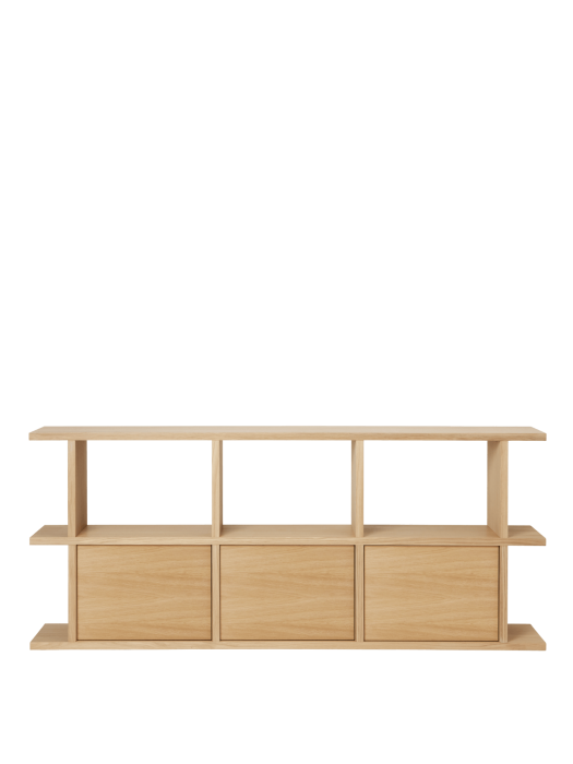 FERM LIVING regał KONA 3×2 z 3 szafkami – naturalny dąb.png