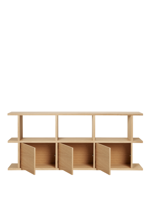 FERM LIVING regał KONA 3×2 z 3 szafkami – naturalny dąb.png