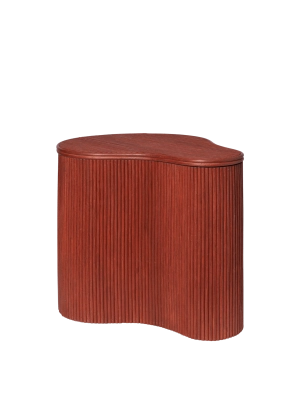 FERM LIVING stolik/pudełko ISOLA rdzawy