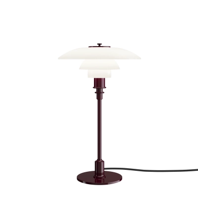 LOUIS POULSEN lampa stołowa PH 3/2 glossy burgundy