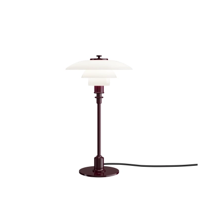LOUIS POULSEN lampa stołowa PH 2/1 glossy burgundy