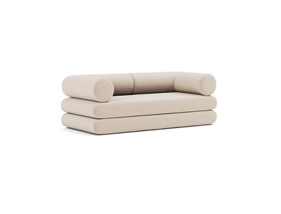 INNOVATION sofa - leżanka rozkładana CIRCLUS z poduszkami w kształcie litery L