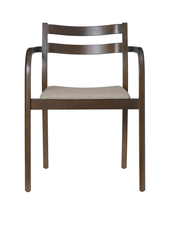 FERM LIVING krzesło BODA z podłokietnikami – Soft Bouclé / naturalny buk.png