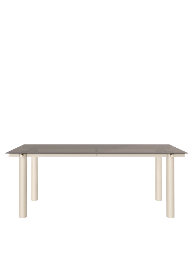 FERM LIVING stół ATURA - jasny kaszmir / przyciemniane szkło, różne rozmiary.png