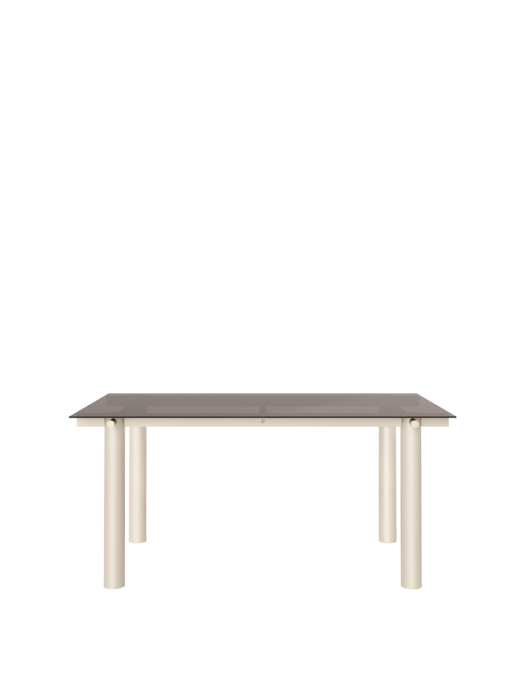 FERM LIVING stół ATURA - jasny kaszmir / przyciemniane szkło, różne rozmiary.png