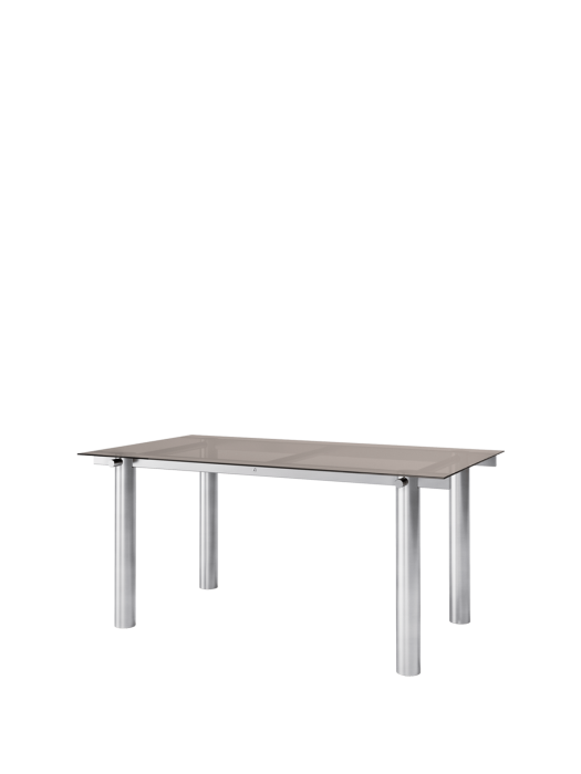 FERM LIVING stół ATURA - stal nierdzewna / ciemne przyciemniane szkło, różne rozmiary.png