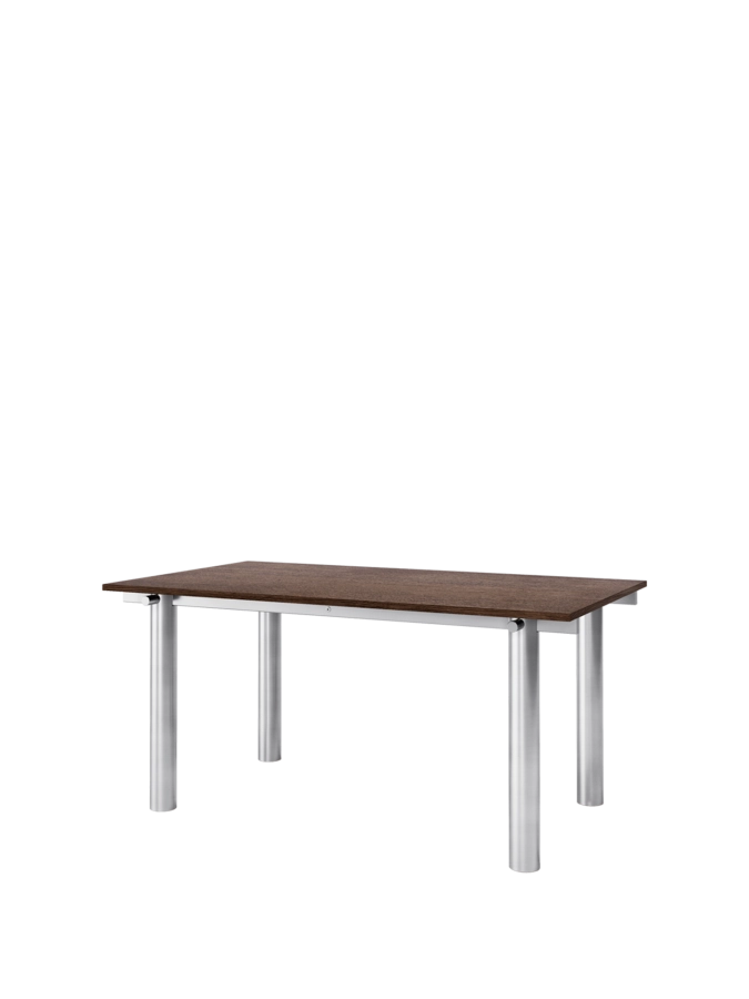 FERM LIVING stół ATURA - stal nierdzewna / ciemno barwiony dąb, różne rozmiary.png