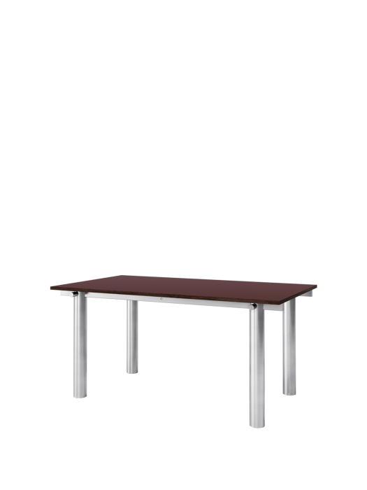 FERM LIVING stół ATURA - stal nierdzewna / bordowe linoleum, różne rozmiary.png