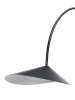 FERM LIVING lampa podłogowa łukowa ARUM czarna.png