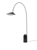 FERM LIVING lampa podłogowa łukowa ARUM czarna.png